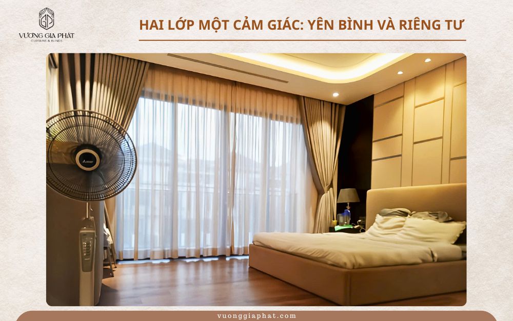 Chạm vào chất vải mềm mại là cảm nhận được sự chỉn chu của chủ nhân ngôi nhà.