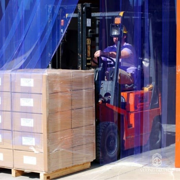 rèm ngăn lạnh pvc 