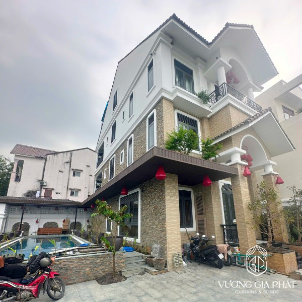 rèm cửa biệt thự tam bình 