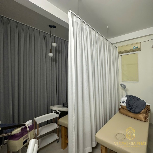thi công rèm spa quận 8 thi công rèm ngăn giường spa
