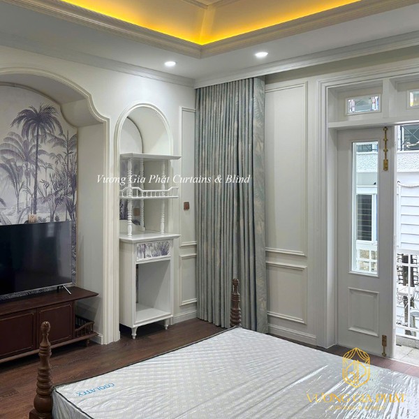 Rèm Cửa Quận Tân Bình rèm vải nhập khẩu cao cấp cho phòng ngủ