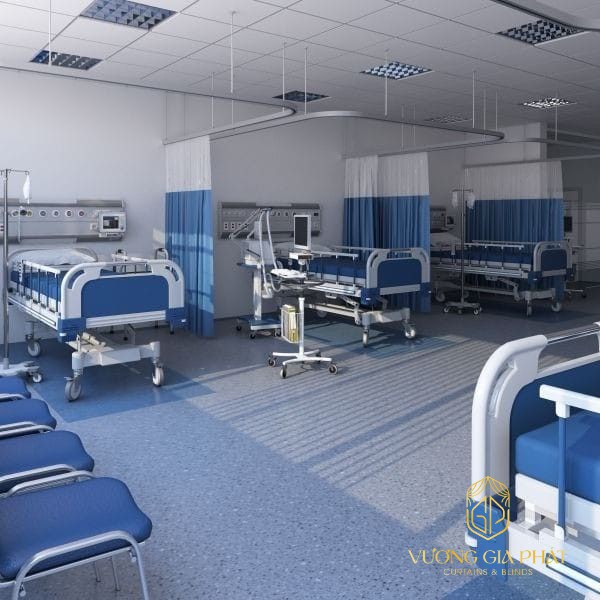 Rèm Y Tế Có Ray Hạ Trần Chữ U
